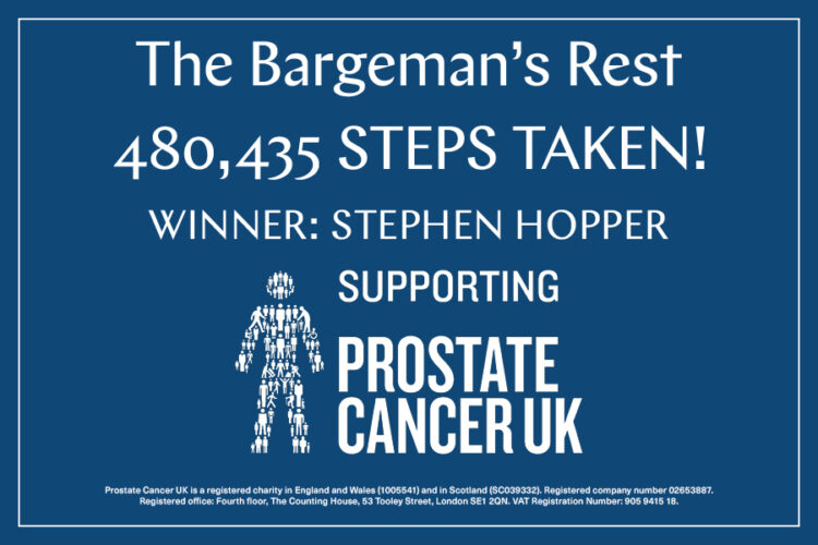 The Bargeman's Rest - March The Month 2024 Winner - Prostate Cancer UK